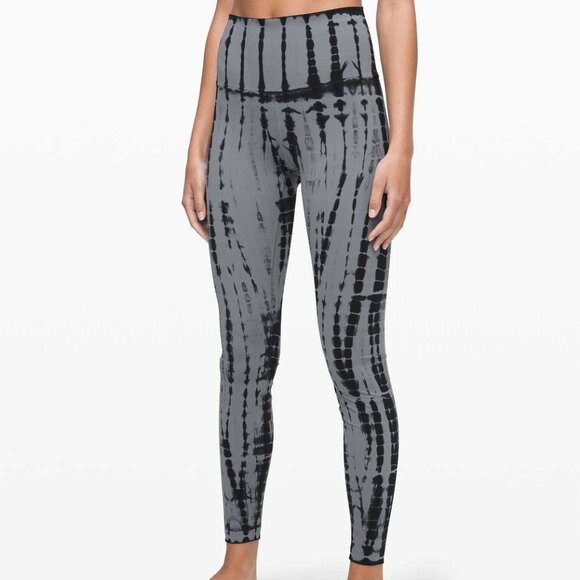 lululemon athletica Pants - Lululemon Wunder Under High-Rise Tight 28" *Full-On Luxtreme Vert Shibori Size 8